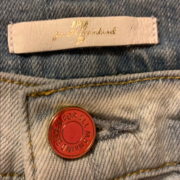 7 for all mankind skinny ankle jeans - Picture 6 of 7